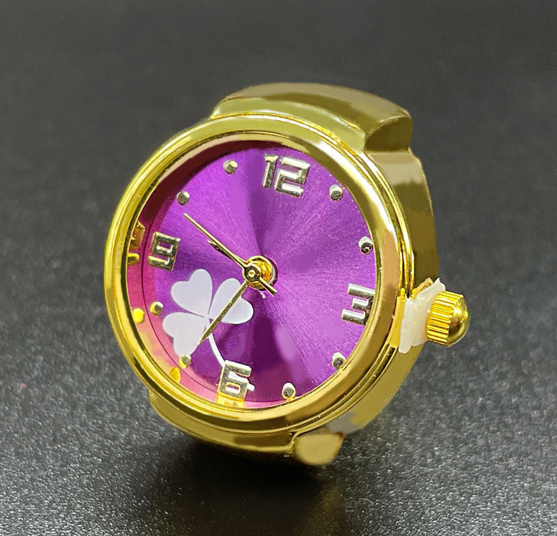 Wholesale [Ring watch] personalized men and women Mini couple quartz ring watch