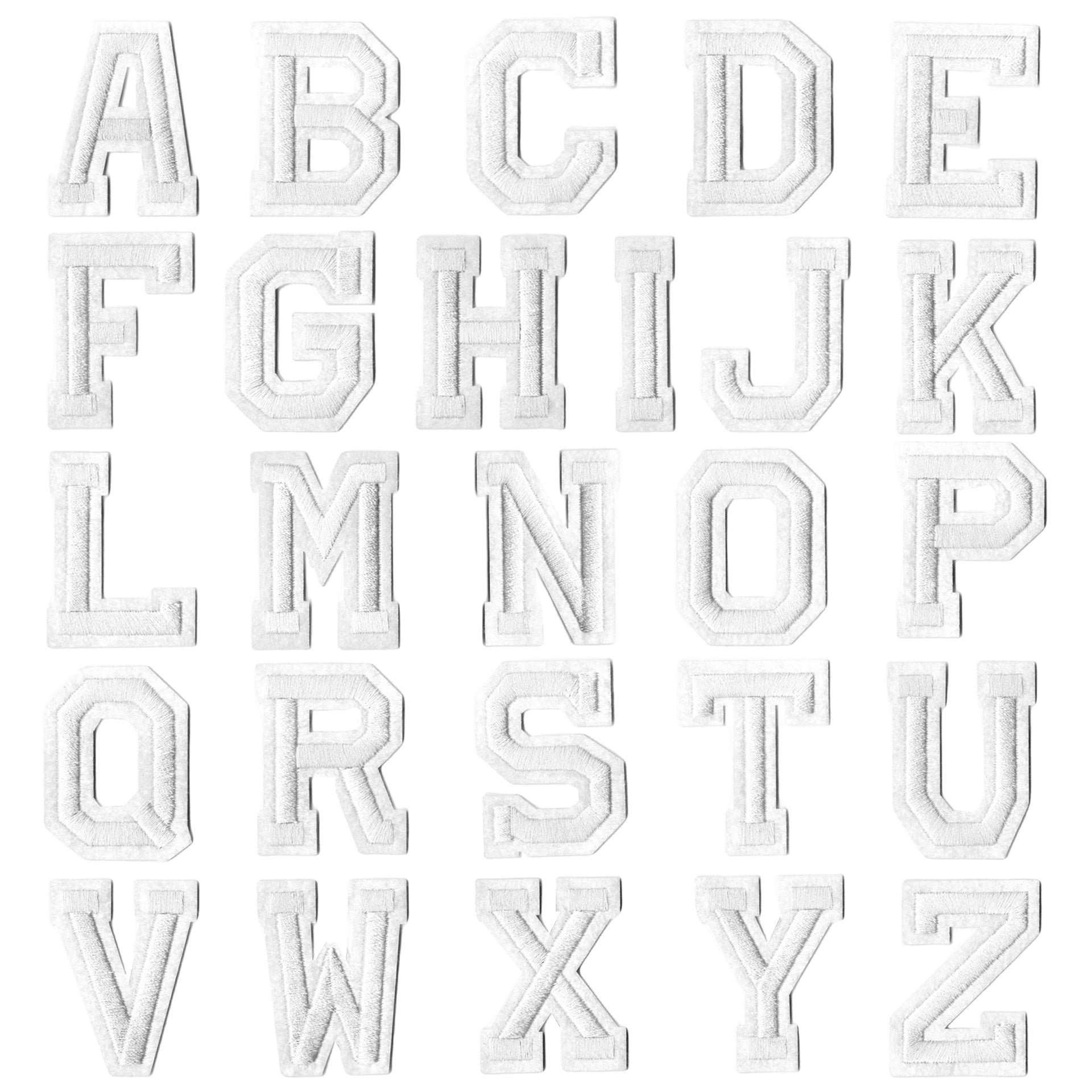 Wholesale Fabric Embroidered Alphabet Patches 26 Gold Letters Set For DIY Clothing Towel Decorative Gift