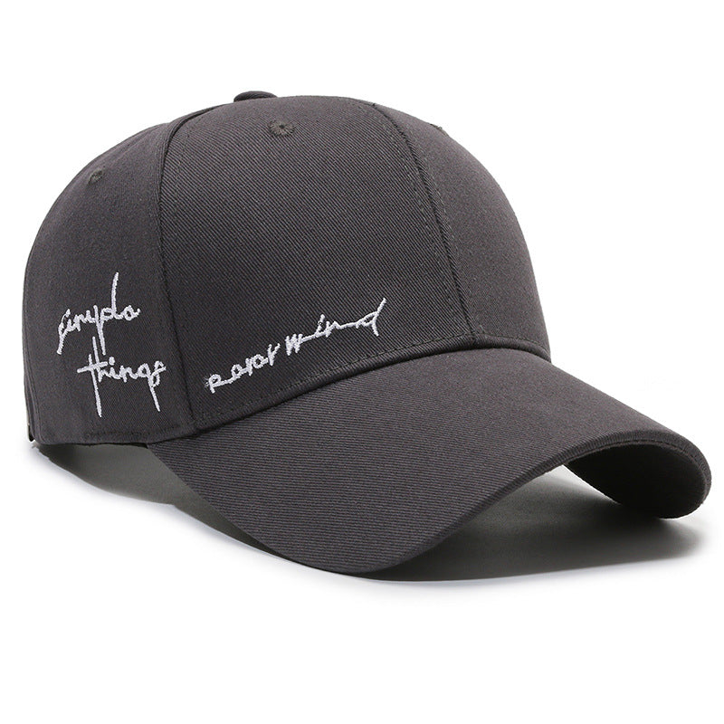 Wholesale Embroidered Letters Casual Sun Protection Baseball Cap