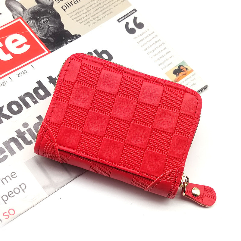 Wholesale Large-Capacity Card Holder Zipper Wallet