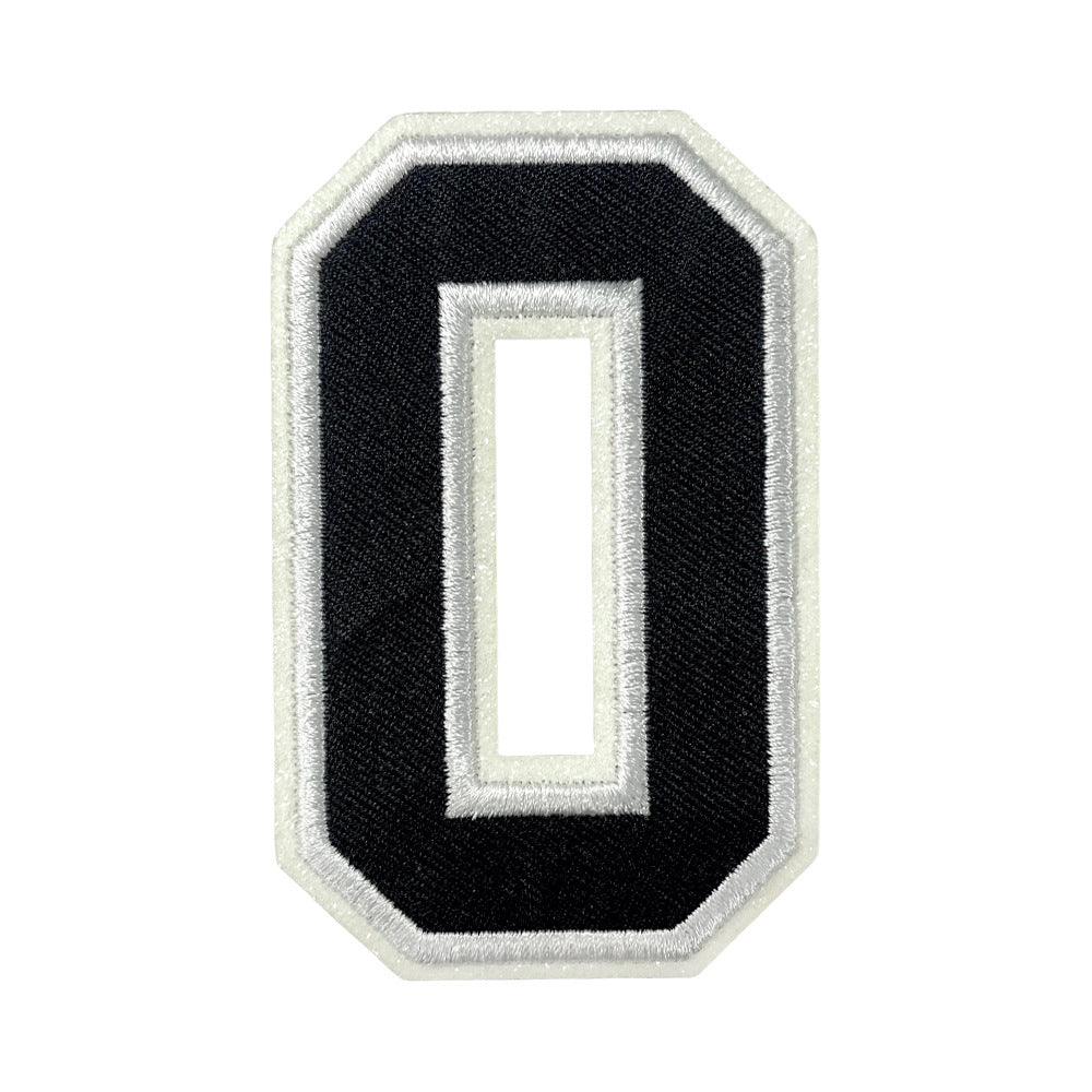 Wholesale Baseball Numbers 0 9 Iron On Embroidery Patches Polyester Fashion Accessory DIY Craft Supply For Clothing And Boutique Resale