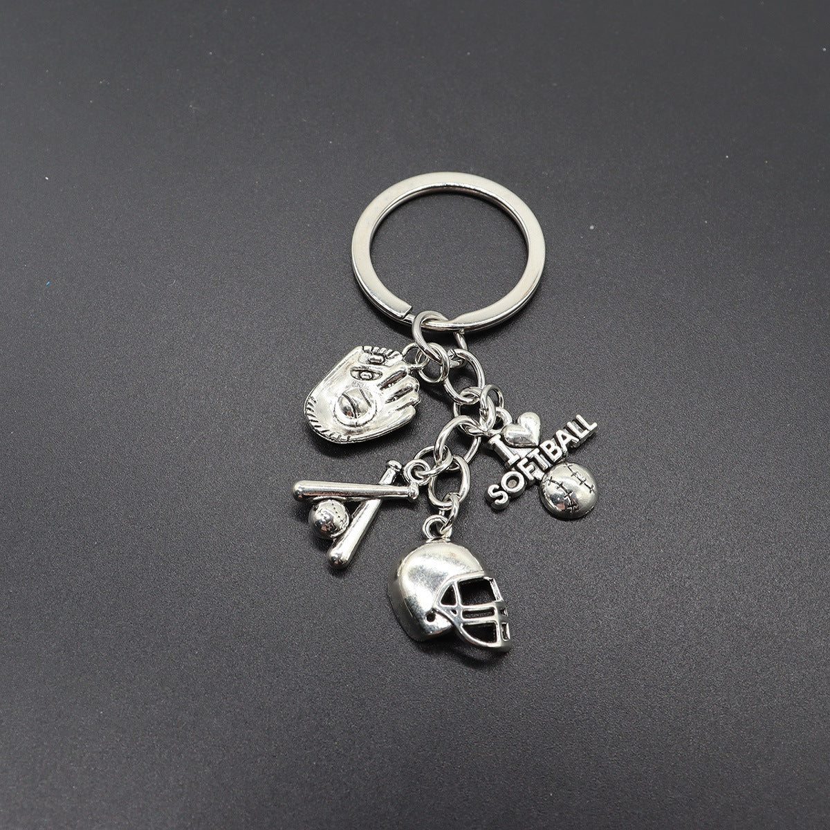 Wholesale Sports Basketball Tennis Ice Hockey Weightlifting Gymnastics Keychains