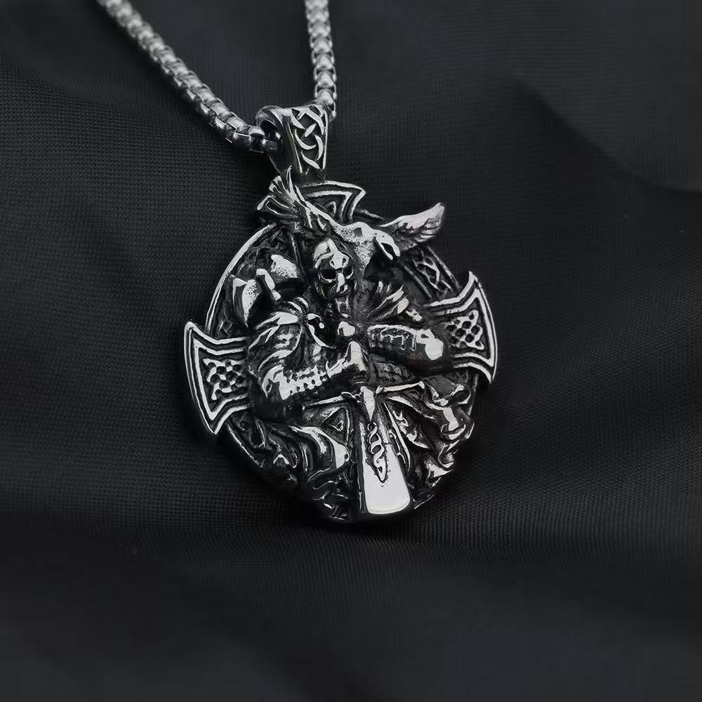 Wholesale Vintage Eagle Wings Alloy Pendant Necklace