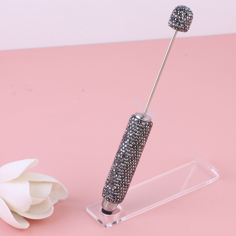 Wholesale  Live Hot Selling Color Touch Screen Pen Drill Pen Ceramic Mud Full Diamond Beaded Pen DIY Beaded Ballpoint Pen Heavy Industry Pen