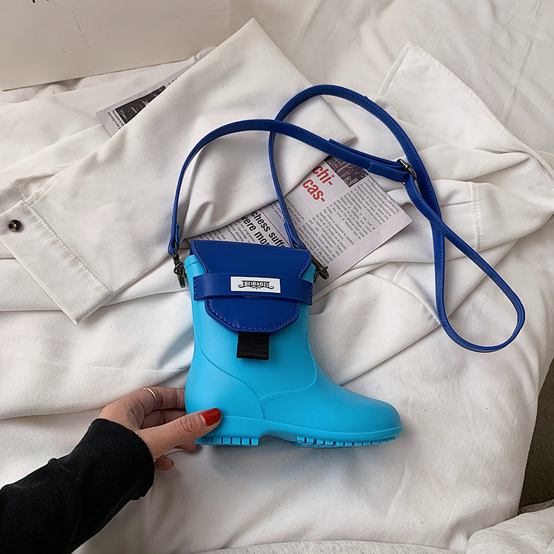 Wholesale PU Candy Color Boot Bags Shoulder Bags