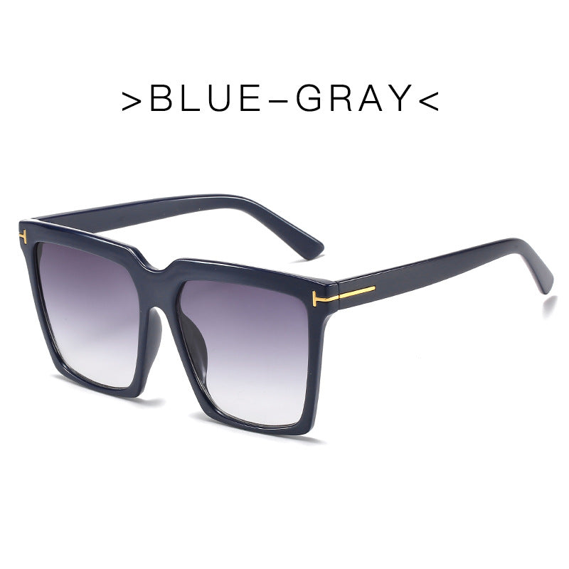 Wholesale T-frame Large Square PC Sunglasses