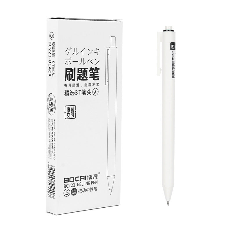 Wholesale Simple Plastic Press Gel Pen