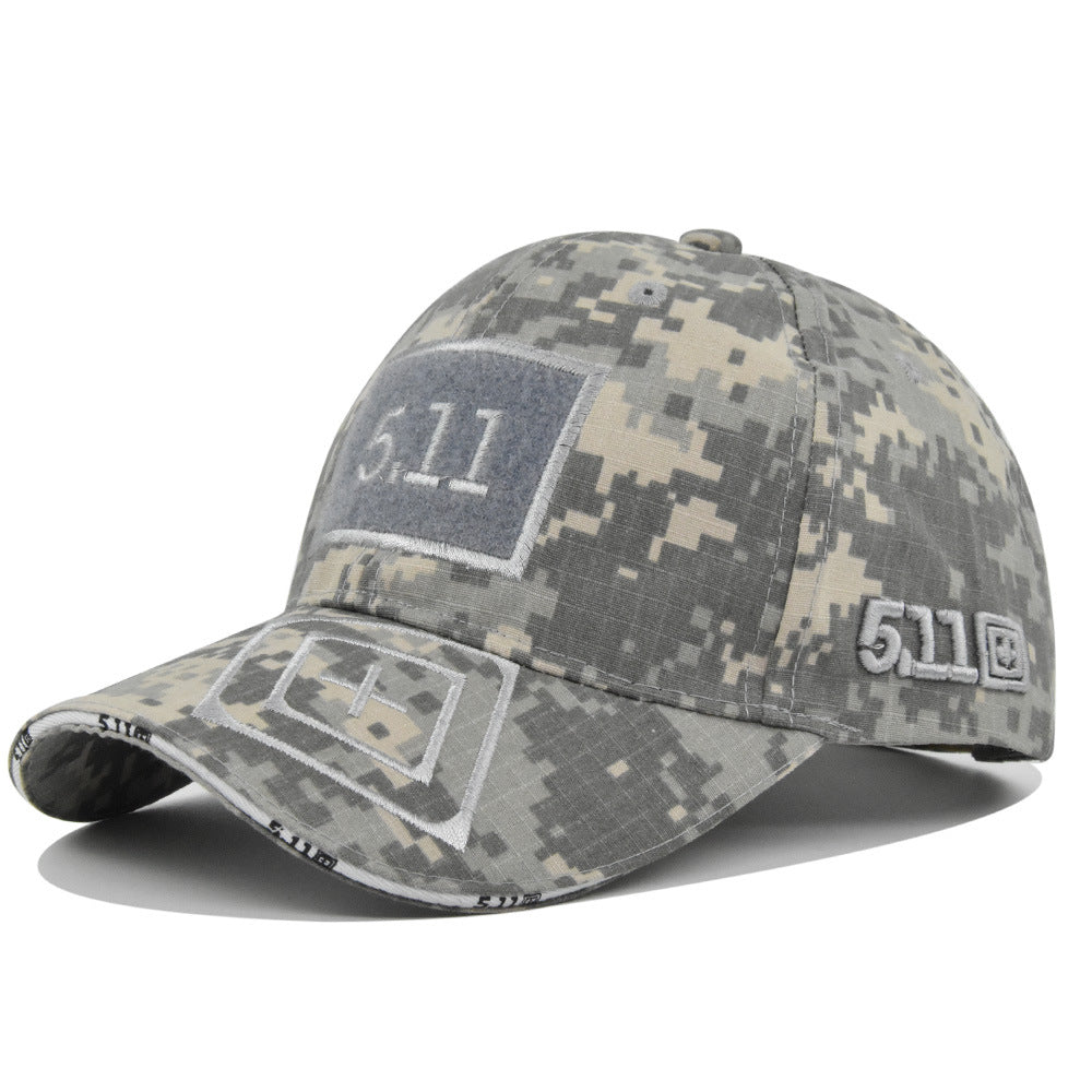 Wholesale 3D Embroidered Curved Brim Camouflage Baseball Cap