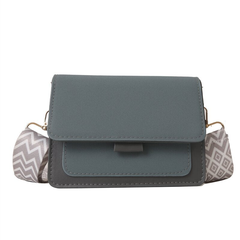 Wholesale Wide Shoulder Strap PU Crossbody Bag Shoulder Bag