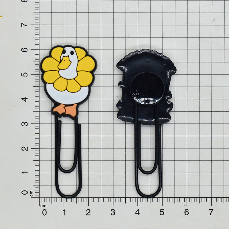 Wholesale  Random Cartoon Swan Paper Clip Bookmark
