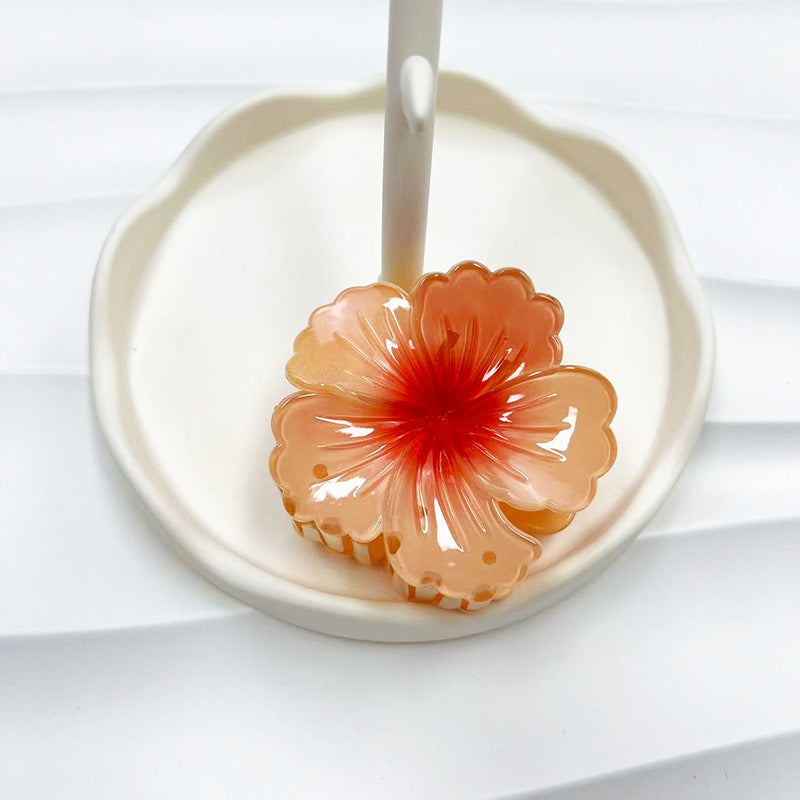 Wholesale Curly Flower Women's Fashion High-end Women's Shark Clip Hair Accessories