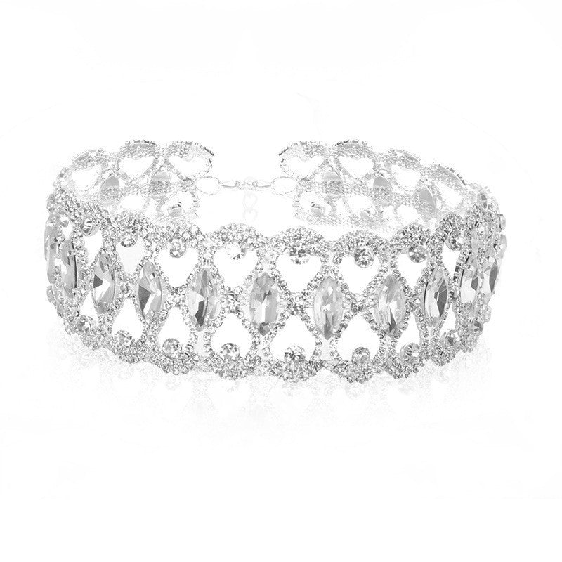 Wholesale Alloy Diamond-Studded Necklace