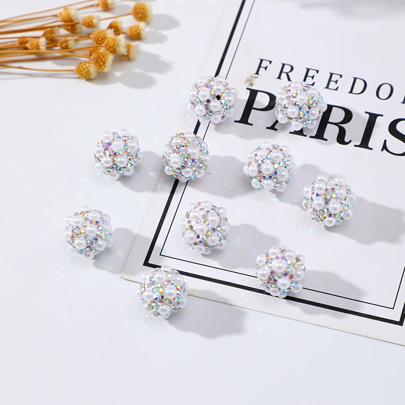 Wholesale 50PCS High Quality DIY Pearl Diamond Balls
