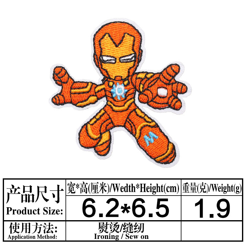 Wholesale Cartoon Embroidered Patches Set 20 Styles Twill Applique For Clothing Coat Bag Decor Boutique Resale Accessory OLY Exclusive