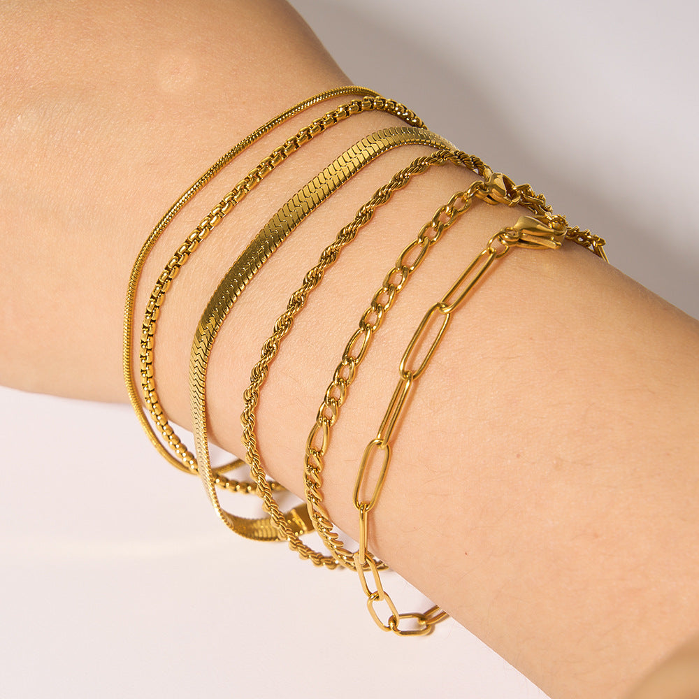 Wholesale Stainless Steel Fine Titanium Steel Bracelet