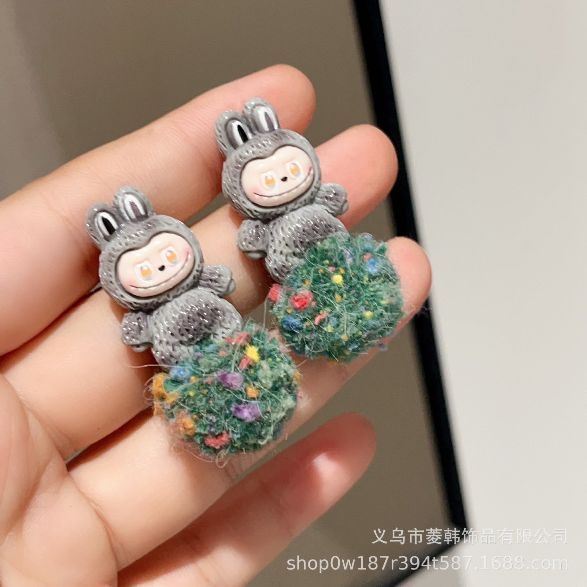 Wholesale Cute 925 silver needle earrings