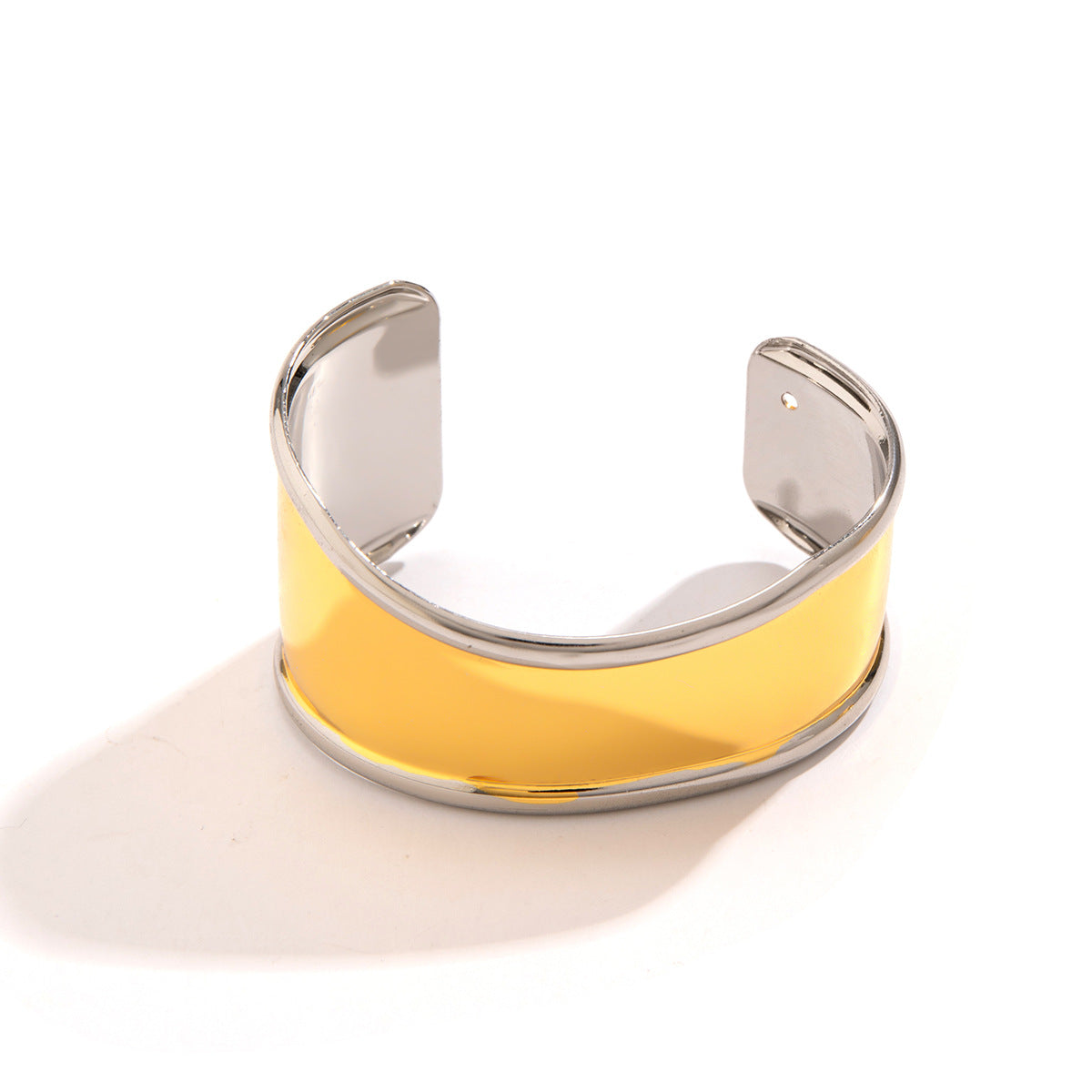 Wholesale Geometric Metal Corrugated Retro Irregular Exaggerated Three-dimensional Wide Bracelet