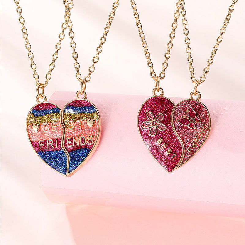 Wholesale Best Friend Children' s Love Magnetic Necklace