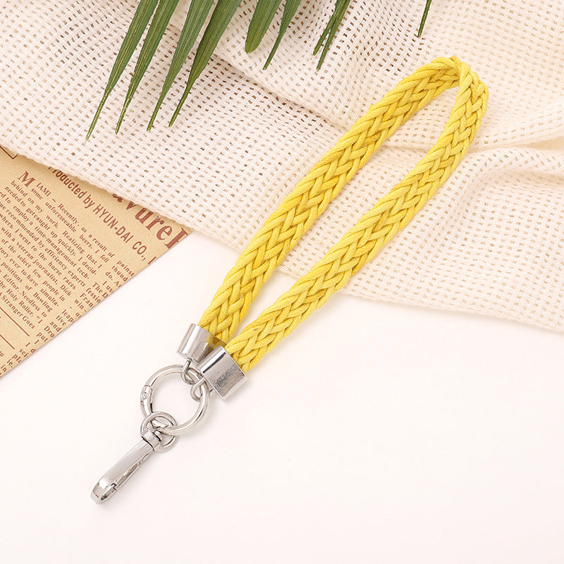 Wholesale Colorful Braided Lanyard Keychain