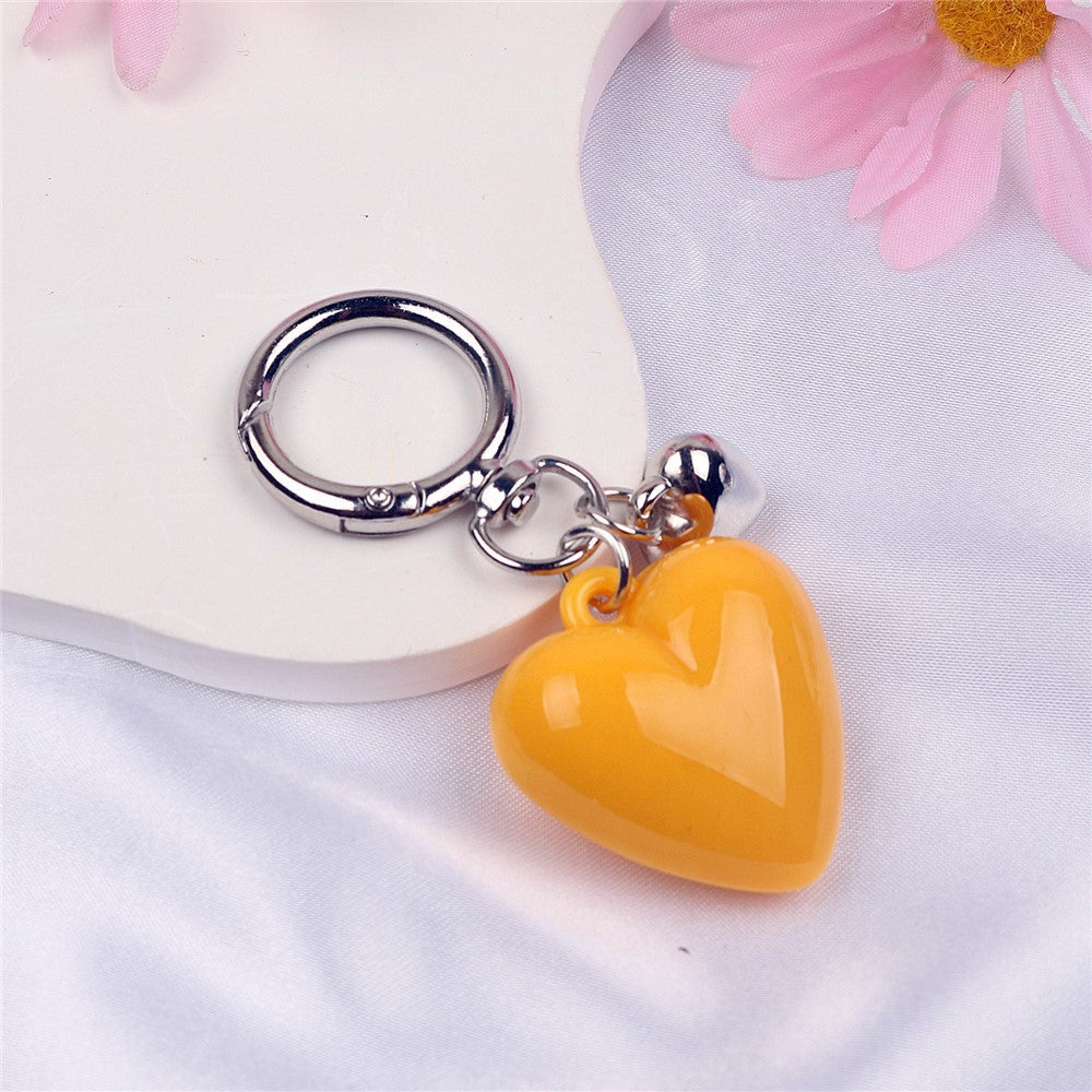 Wholesale Candy-Colored Heart KeychainMobile Phone Chain