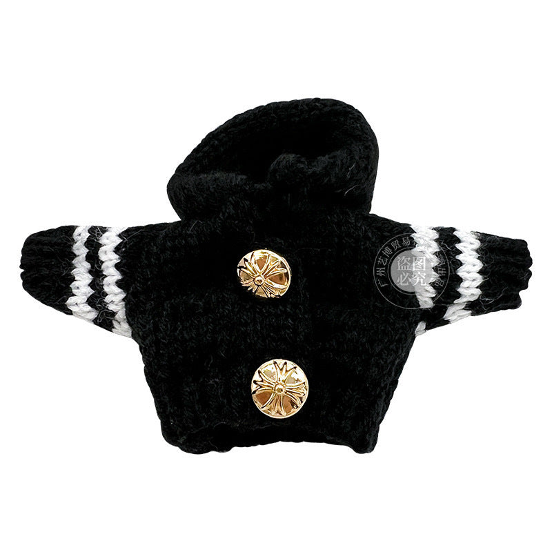 Wholesale 5pcs Toy 14cm Embroidered Knitted Door Dog Elf Doll Accessories