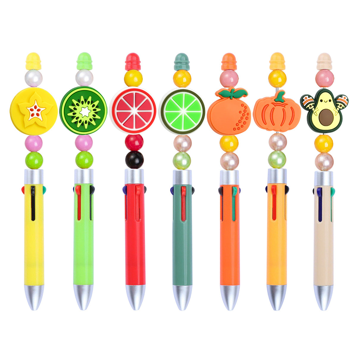 Wholesale Random 100pcs/pack   Cute cartoon fruit series bead  Focal Beads