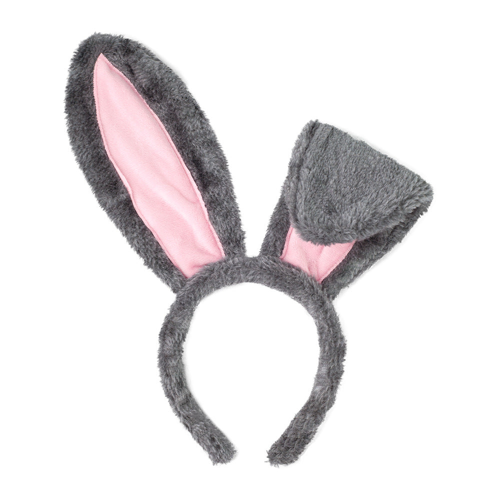 Wholesale Easter Rabbit Ears Cute White Rabbit Nose Headband
