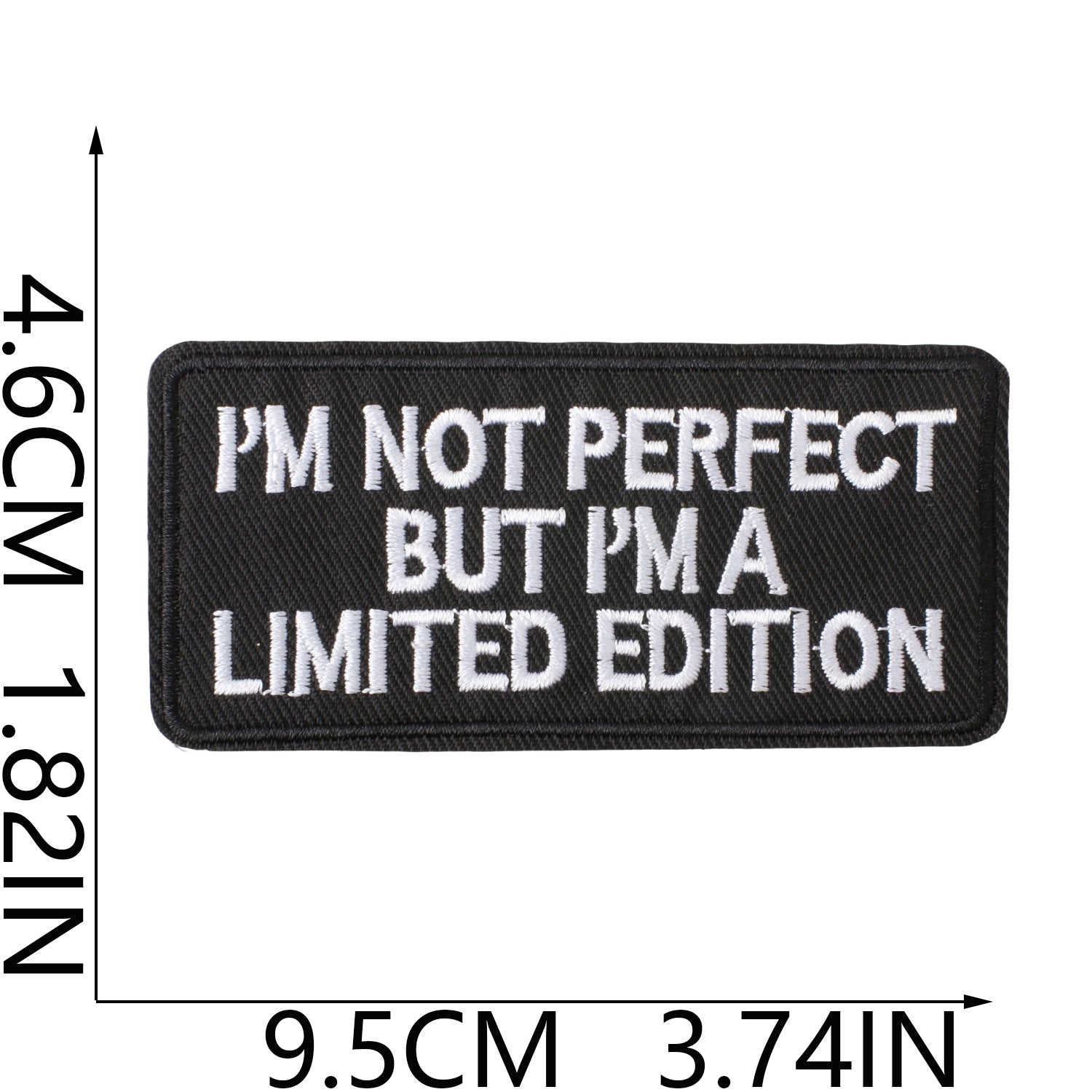Wholesale Black Girl Magic Embroidered Iron On Patches Motivational Slogan DIY Clothing Decoration