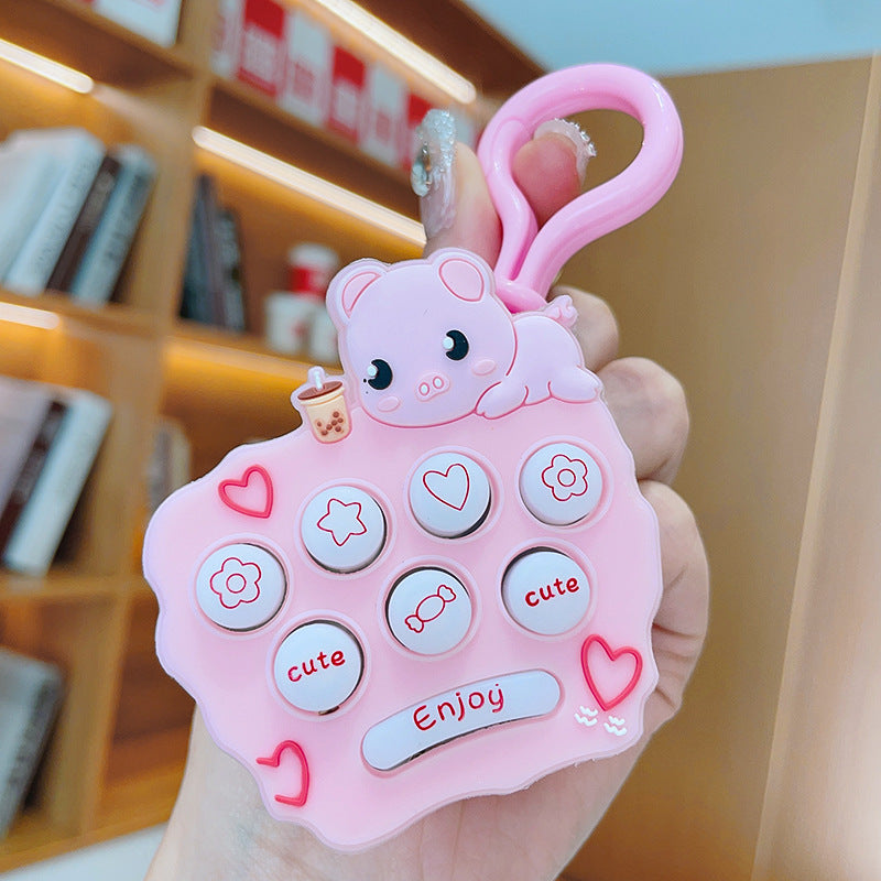 Wholesale Zinc Alloy Cartoon Doll Gopher Machine Keychain