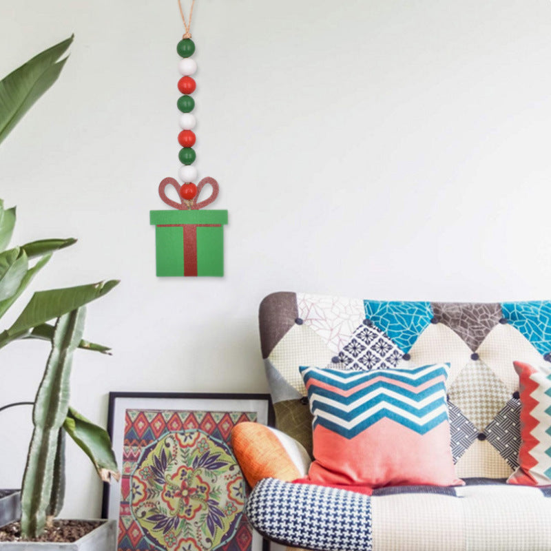 Wholesale 10PCS Christmas Series Colorfulful Wooden Beads