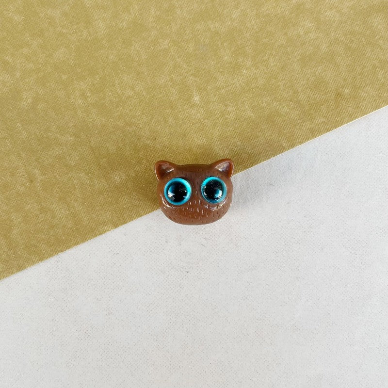 Wholesale Cat head  cat loose beads string Charms