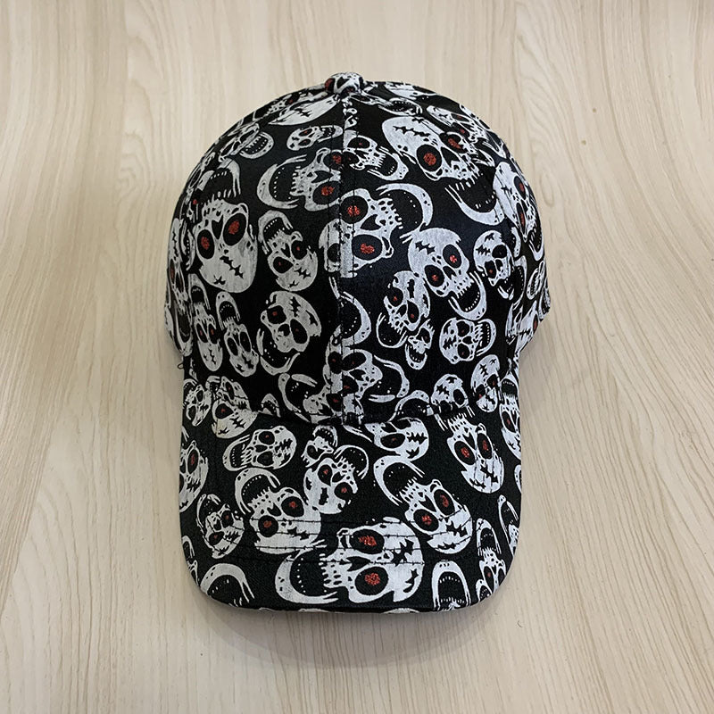 Wholesale of Halloween Skull Cotton Baseball Caps