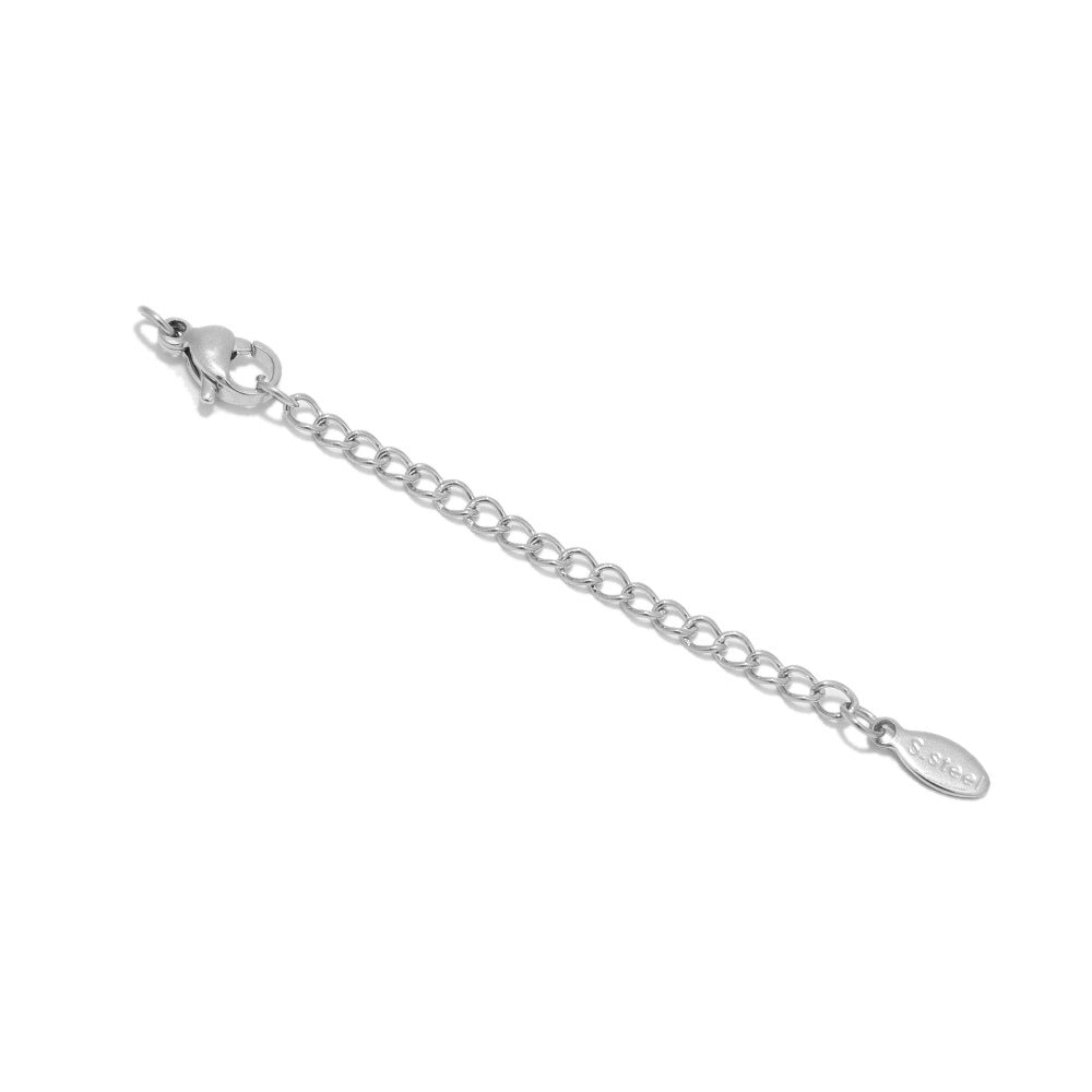 Wholesale 10 PCS/PACK 18K Stainless Steel Lettering Extension Chain