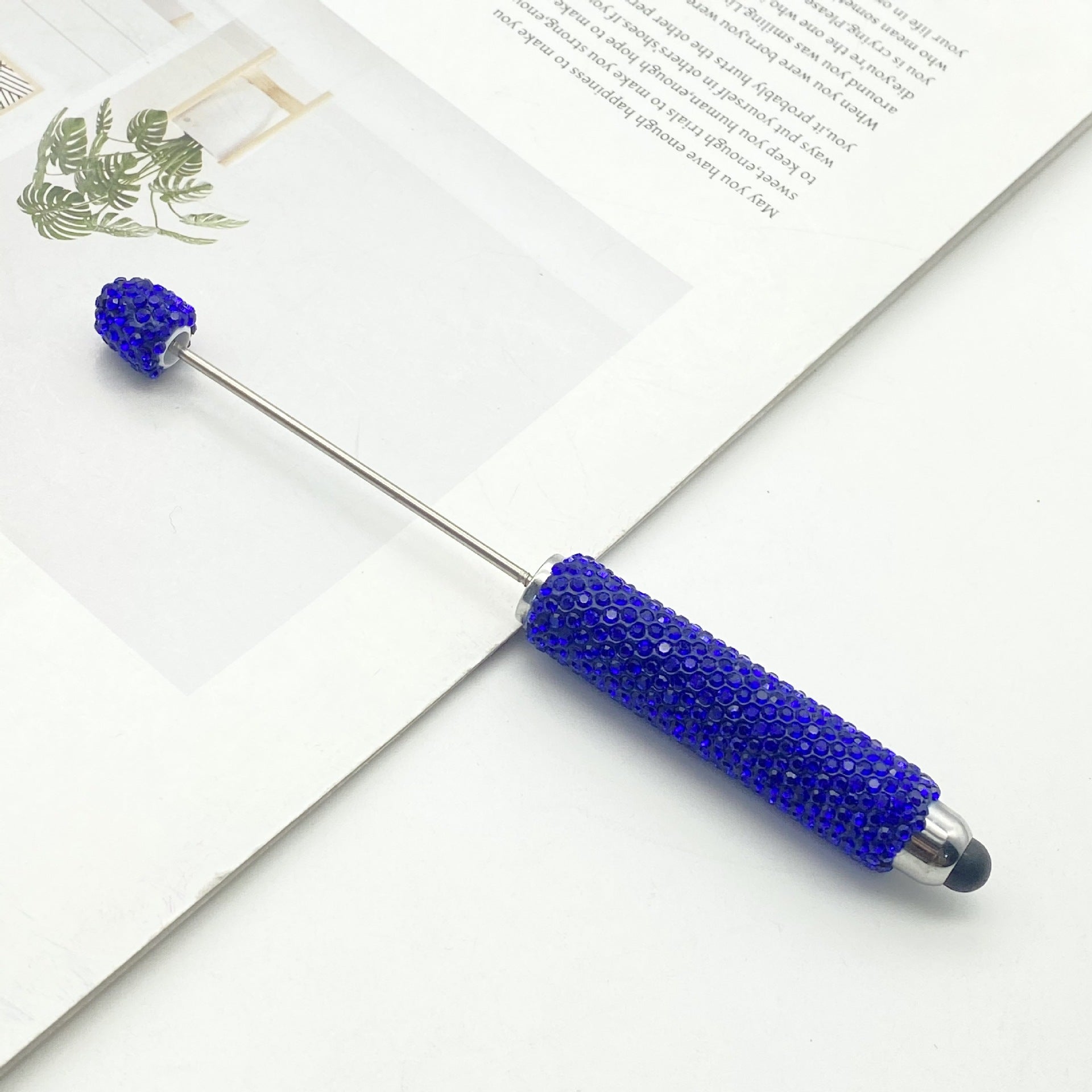 Wholesale DIY Touch Screen Full Diamond Beadable Pen Multifunctional Mobile Phone Capacitance Pen