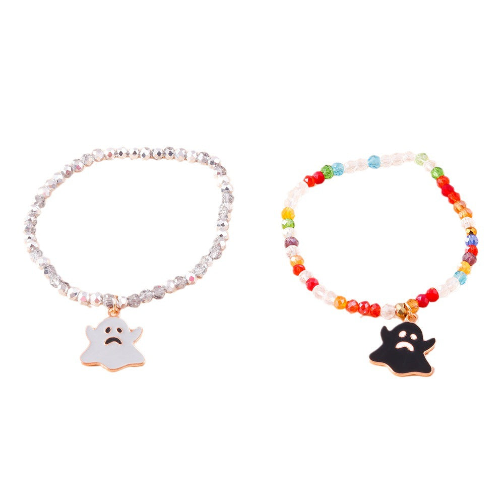 Wholesale Halloween Ghost Beaded Bracelet