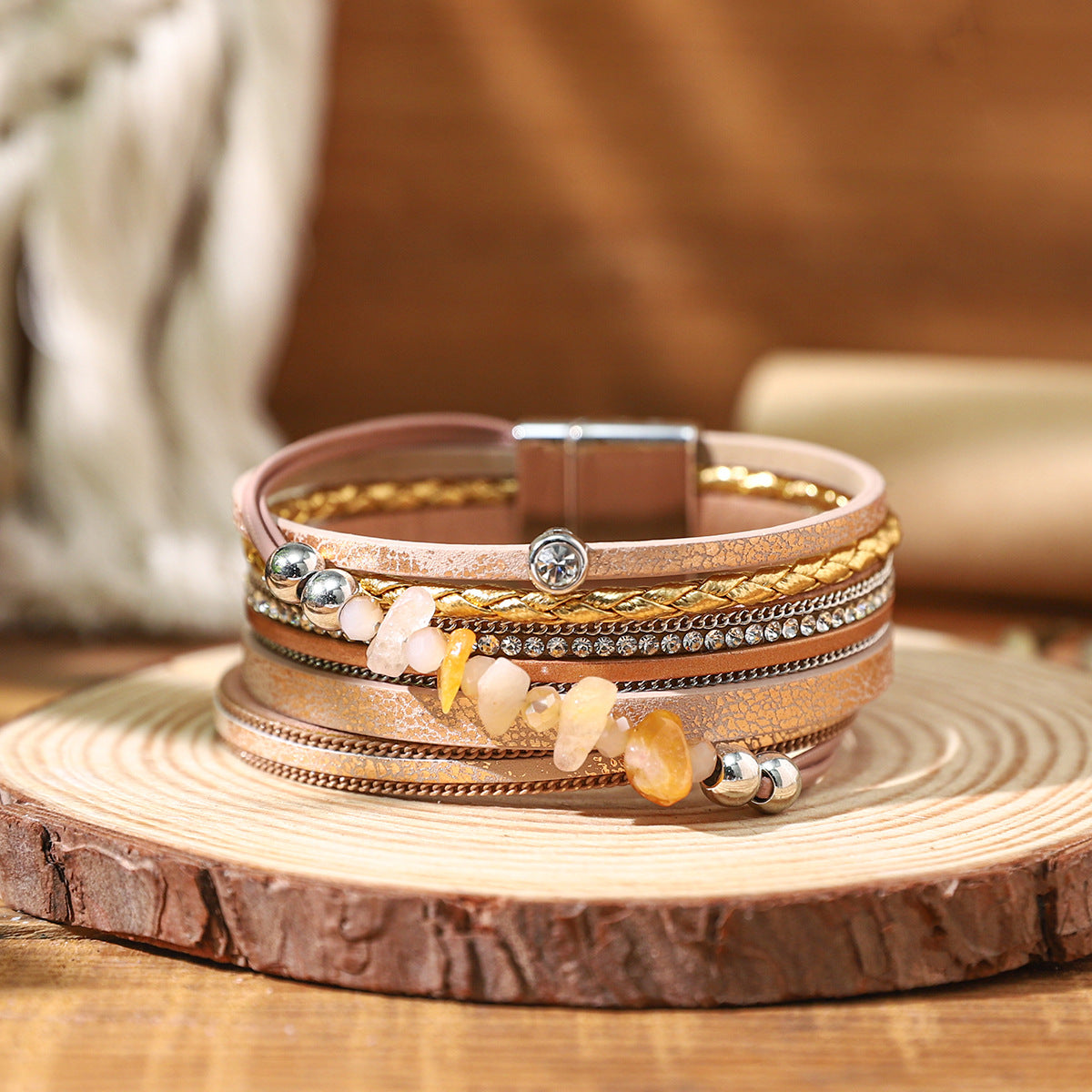 Wholesale Bohemian layered wristband Layered Bracelet Set