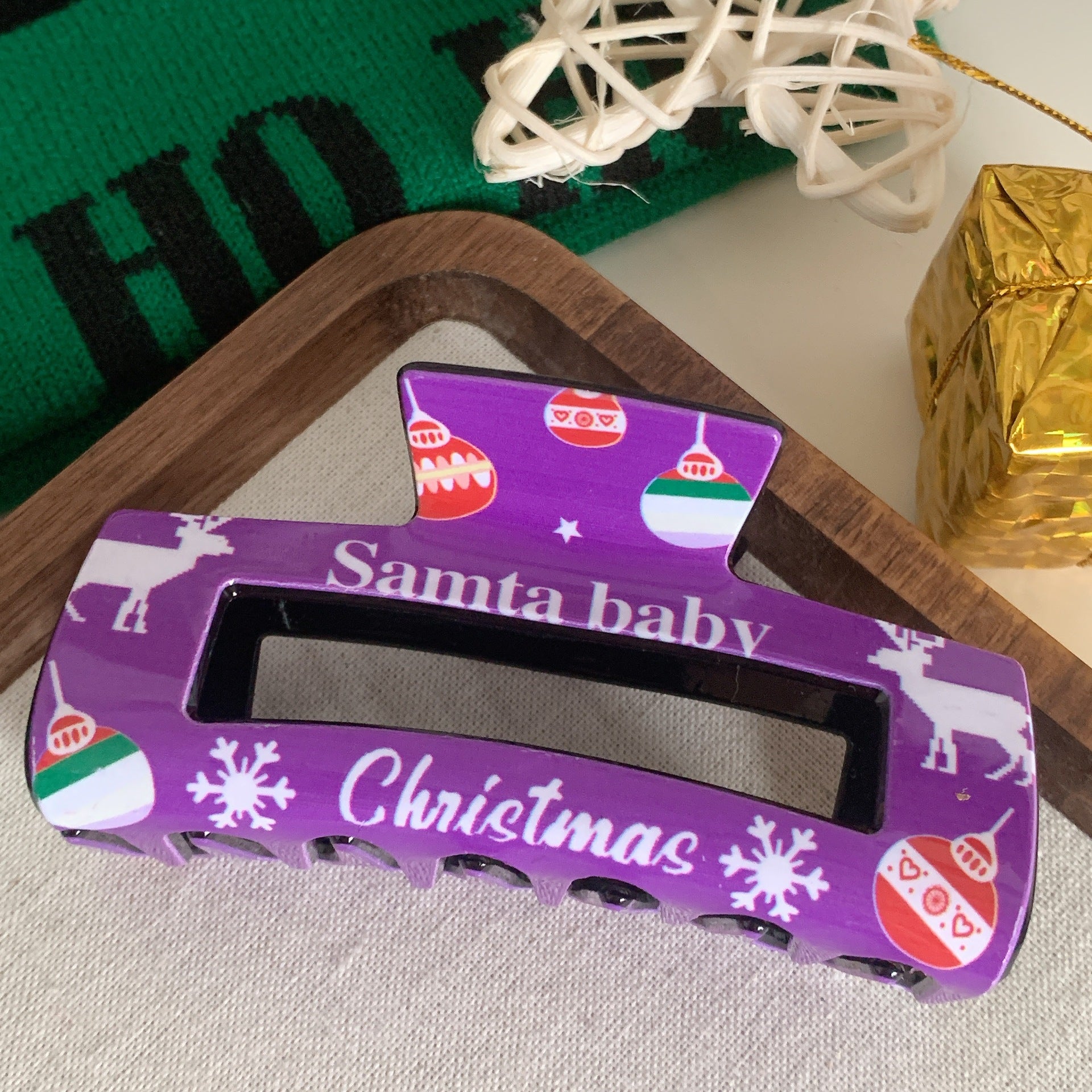 Wholesale Acrylic Christmas Clamp