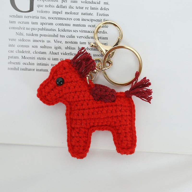 Wholesale Yarn Knitted Keychains