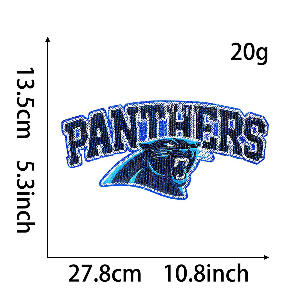 Wholesale Sequin Embroidered Patch DIY Iron On Applique For ets And Bags DIY Patches