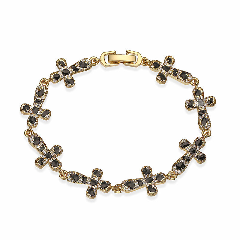 Wholesale Leopard Pattern Star-Shaped Love Bracelet