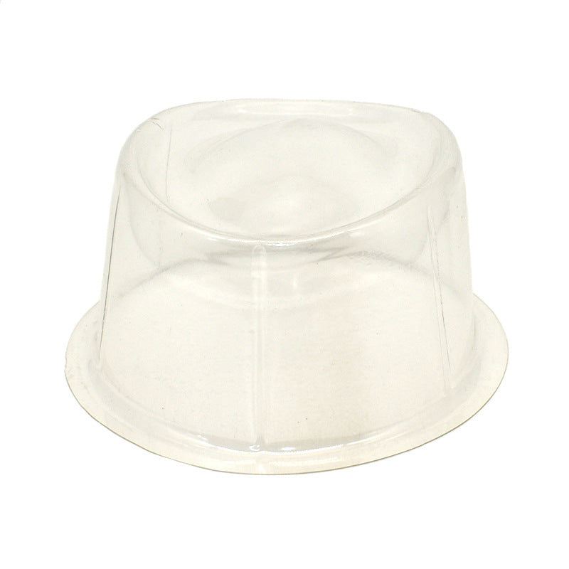Wholesale pvc plastic hat straw hat protective transparent hat holder