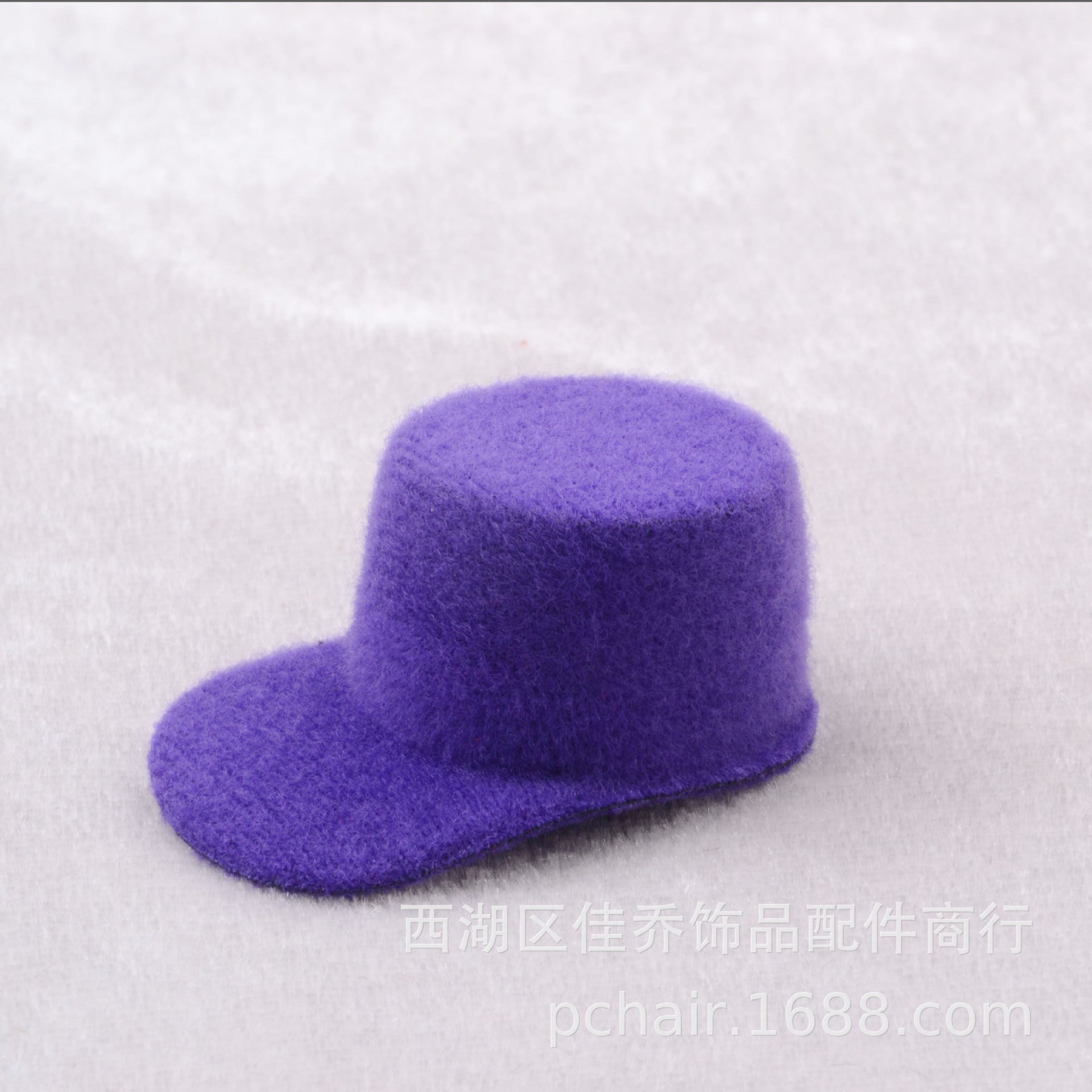 Wholesale Mini flannel baseball cap doll props small size peaked cap diy headwear hairpin accessories decorative cap