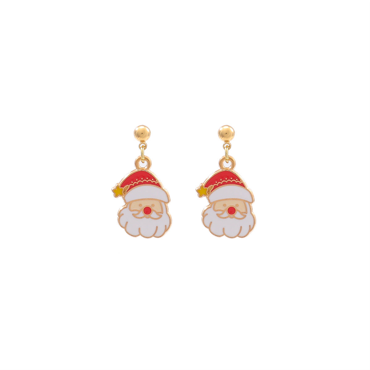 Wholesale Christmas snowman Santa Claus earrings