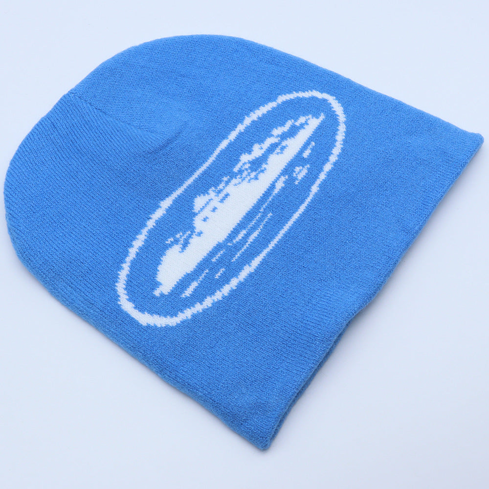 Wholesale Fashion Versatile Trendy Street Hip Hop Fashion Jacquard Ship Knitted Hat