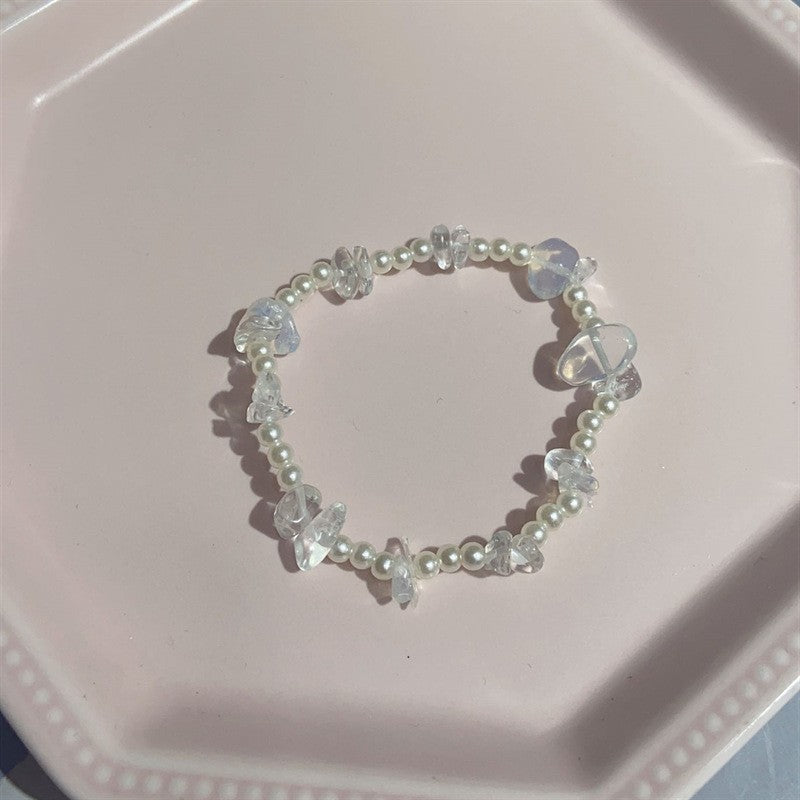 Wholesale Personalized irregular natural gravel bracelet