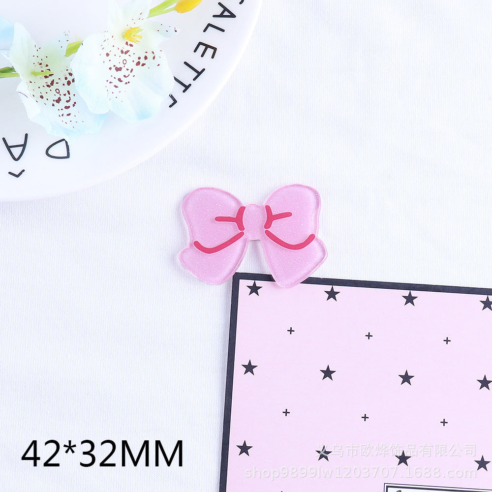 Wholesale Random 50pcs/pack  Cartoon Summer Acrylic Flatback