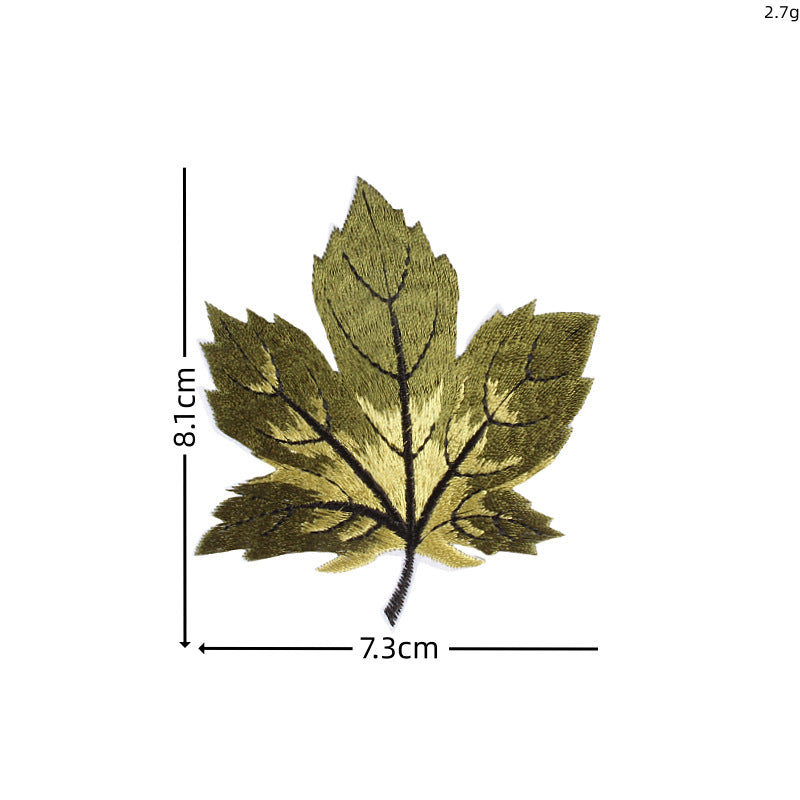Wholesale Colorful leaves DIY Patches
