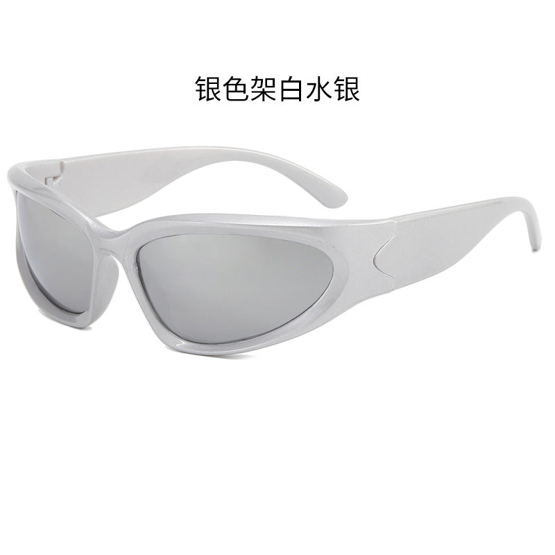 Wholesale Cycling Sunglasses Steampunk Small Frame Sunglasses