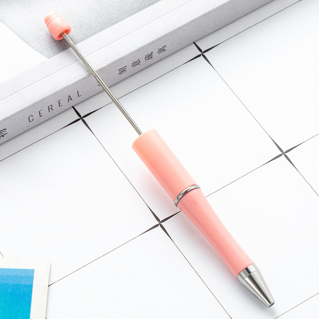 Wholesale Beadable Pens DIY for Beaded Plastic Pen Macaron Color