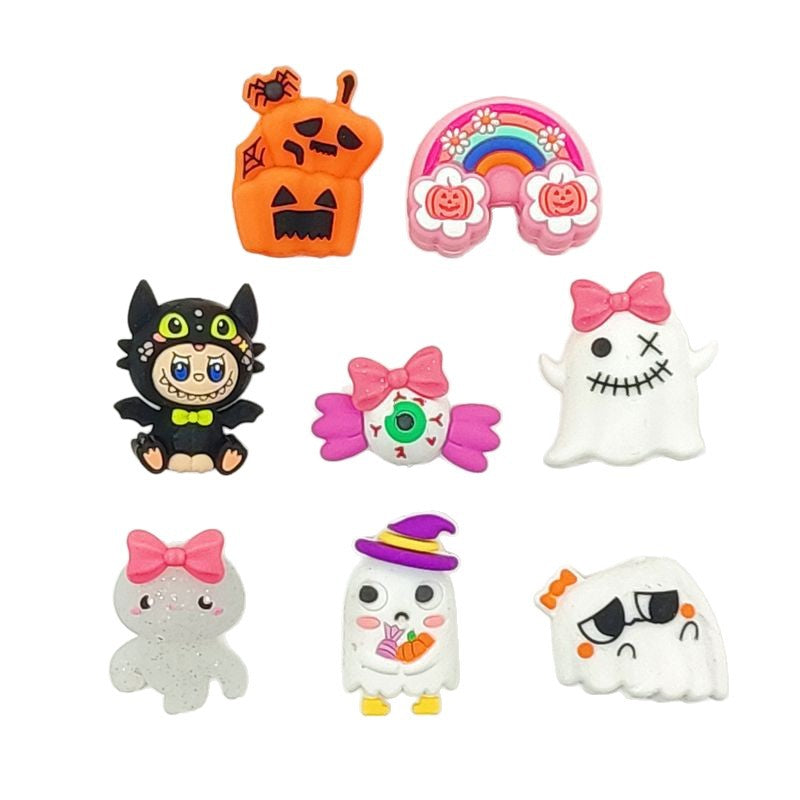 Wholesale   20pcs Cartoon Halloween  Silicon Beads   Focal Beads